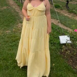 Butter Yellow Maxi Dress